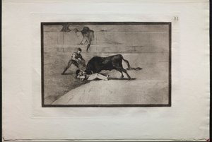 Bullfights: The Unlucky Death of Pepe Illo, in the Ring at Madrid by Francisco de Goya