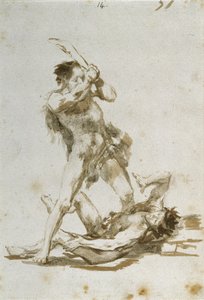 Cain and Abel by Francisco de Goya