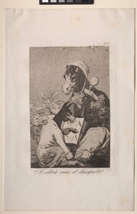 Might Not the Pupil Know More? by Francisco de Goya
