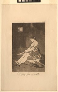 Caprichos: Because She Was Susceptible by Francisco de Goya