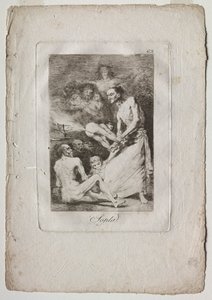Caprichos: Blow, 1799 by Francisco de Goya