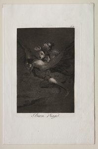 Caprichos: Bon Voyage! by Francisco de Goya