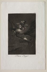 Caprichos: Bon Voyage! by Francisco de Goya