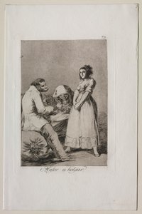 Caprichos: It is Better to be Lazy by Francisco de Goya