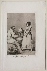 Caprichos: It is Better to be Lazy by Francisco de Goya