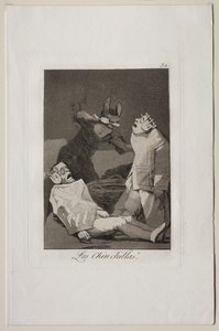 Caprichos: The Chinchillas by Francisco de Goya