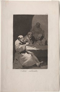 Caprichos: They are Hot by Francisco de Goya