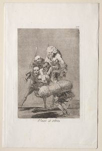 Caprichos: What One Does to Another by Francisco de Goya