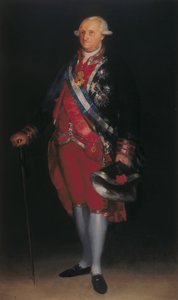 Charles IV in the Uniform of Colonel of the Guardias de Corps by Francisco de Goya