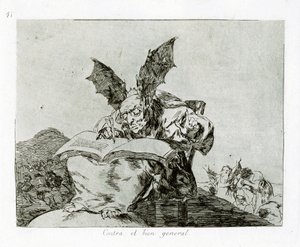 Against the Common Good. Plate 71 from The Disasters of War, 1810-1820 by Francisco de Goya