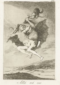 There They Go by Francisco de Goya
