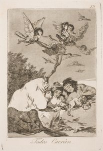 They Will All Fall Down by Francisco de Goya