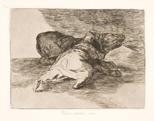 He Gets Something Out of It! (40) by Francisco de Goya