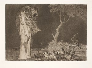 The Foolish Fear (Do Not Lose Reputation Due to Fear) by Francisco de Goya