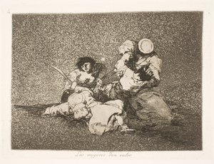 It is the Women Who Give Courage (4) by Francisco de Goya