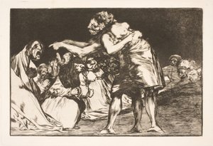 The Foolish Marriage (She Who Wants to Marry Never Misses the Opportunity to Talk About It) by Francisco de Goya