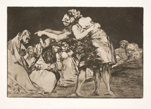 The Foolish Marriage (She Who Wants to Marry Never Misses the Opportunity to Talk About It) by Francisco de Goya