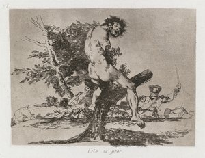 Disasters of War: Pl. 37, This is worse, 1810-1813