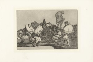 Folly of the Carnival (series title: Los Disparates) (series title: Los Proverbios) by Francisco de Goya