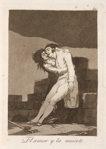 Love and Death by Francisco de Goya