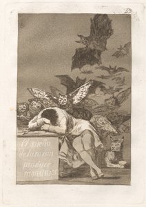 The Sleep of Reason Produces Monsters by Francisco de Goya