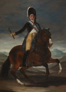 Equestrian Portrait of King Ferdinand VII of Spain by Francisco de Goya