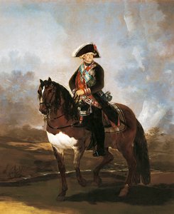 Equestrian Portrait of King Carlos IV by Francisco de Goya