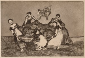 Feminine Folly, from the series Los Disparates by Francisco de Goya