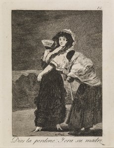 God Forgive Her: The Beggar Woman Was Her Mother by Francisco de Goya