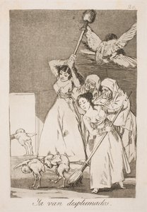 Here They Are Plucked of All Feathers by Francisco de Goya
