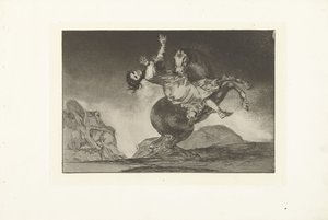 The Abducting Horse (Los Disparates) by Francisco de Goya