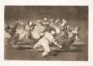 If Marion Wants to Dance, She Must Face the Consequences by Francisco de Goya