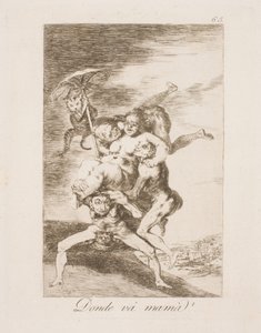 Where is Mother Going? by Francisco de Goya
