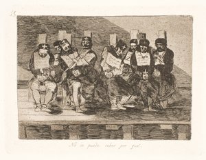 No One Knows Why (35) by Francisco de Goya