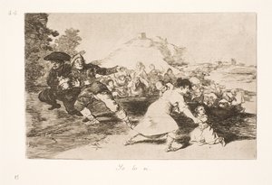 I Saw It by Francisco de Goya
