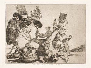 Can One Do More? (33) by Francisco de Goya