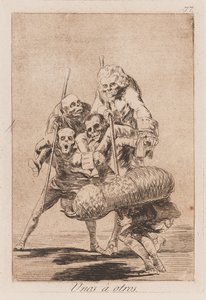 Mock Bull-fight by Francisco de Goya