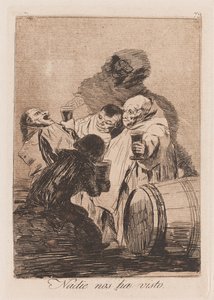 No One Has Seen Us, late 18th-early 19th century by Francisco de Goya
