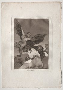 Eighty Caprices: Tale-Bearers-Blasts of Wind by Francisco de Goya