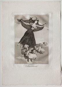 Ochenta Caprichos: Volaverunt by Francisco de Goya