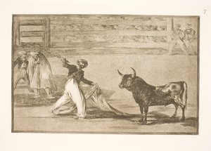 The Origin of Harpoons or Banderillas by Francisco de Goya