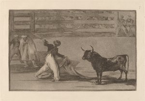 Origin of the Harpoons or Banderillas by Francisco de Goya
