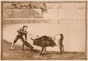 Pedro Romero Killing the Halted Bull, from the series Tauromaquia by Francisco de Goya