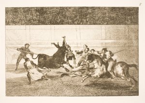 Death of Pepe Illos (2nd Composition) by Francisco de Goya