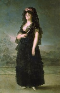 Portrait of Maria Lusia with Mantilla