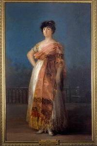 Portrait of the Actress Maria del Rosario Fernandez (La Tirana) by Francisco de Goya