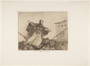 May the Cord Break, Plate 77 from The Disasters of War, after 1814-15, published 1863 by Francisco de Goya