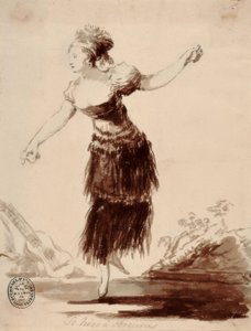 She Was Created by the Shadow by Francisco de Goya