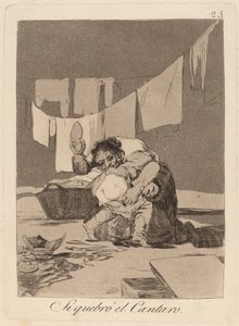 Yes He Broke the Pot by Francisco de Goya