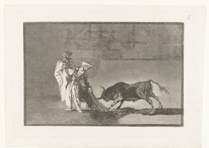 Bullfighters in an Arena (series: La Tauromaquia) by Francisco de Goya